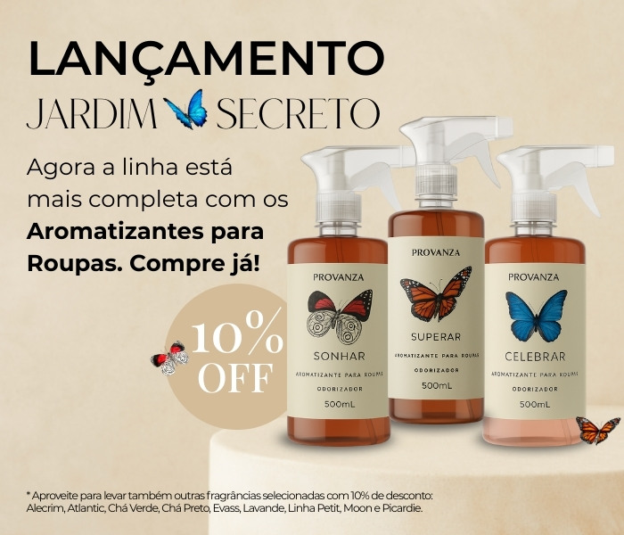 Aromatizante de Roupas - Jardim Secreto